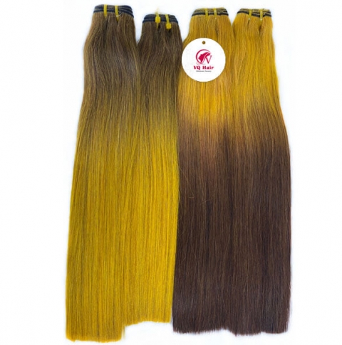 Wholesale yellow hair bundles in bulk