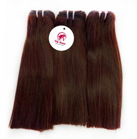 Bone straight hair weave bundes of hair wholesale