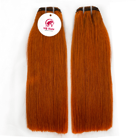Wholesale quality hair bundles human hair - orange color