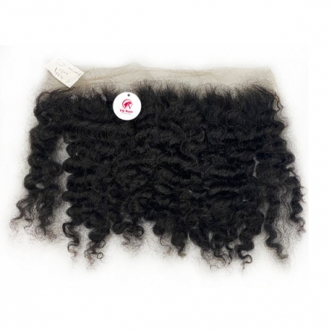 VQ Burmese Curly Hair Lace Frontal 13*4 inch