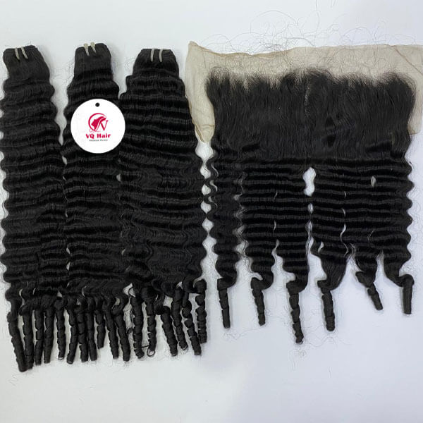 Vietnames hair bundles with frontals