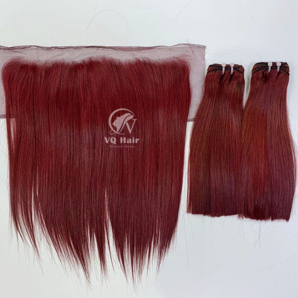 Wholesale human hair bundles with frontal