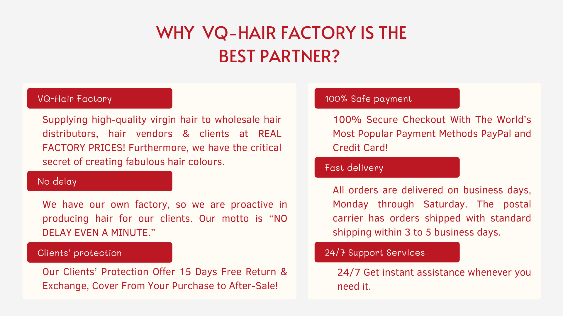 About VQ Hair Factory