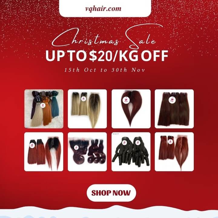 VQHair sale christmas human hair bundles