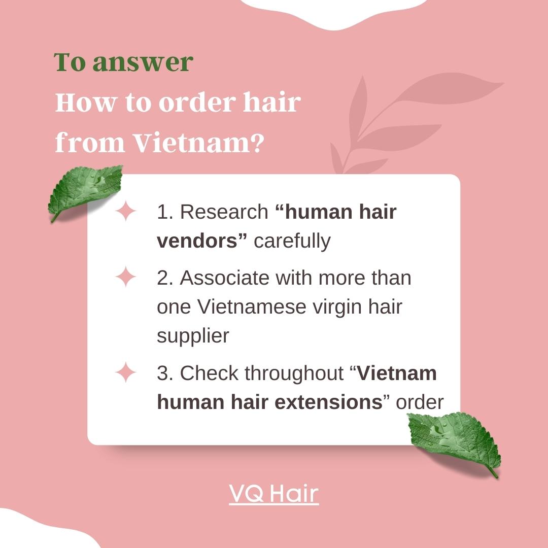 how to order hair from Vietnam