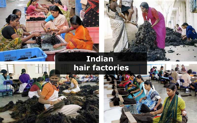 Hair factories in India